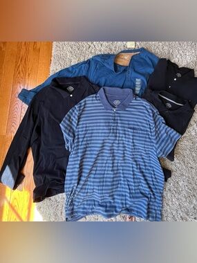 Lot of 5 2XL Men’s Saint Johns Bay shirts
